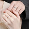 Simple Band Moissanite Promise Ring for Couple Liv